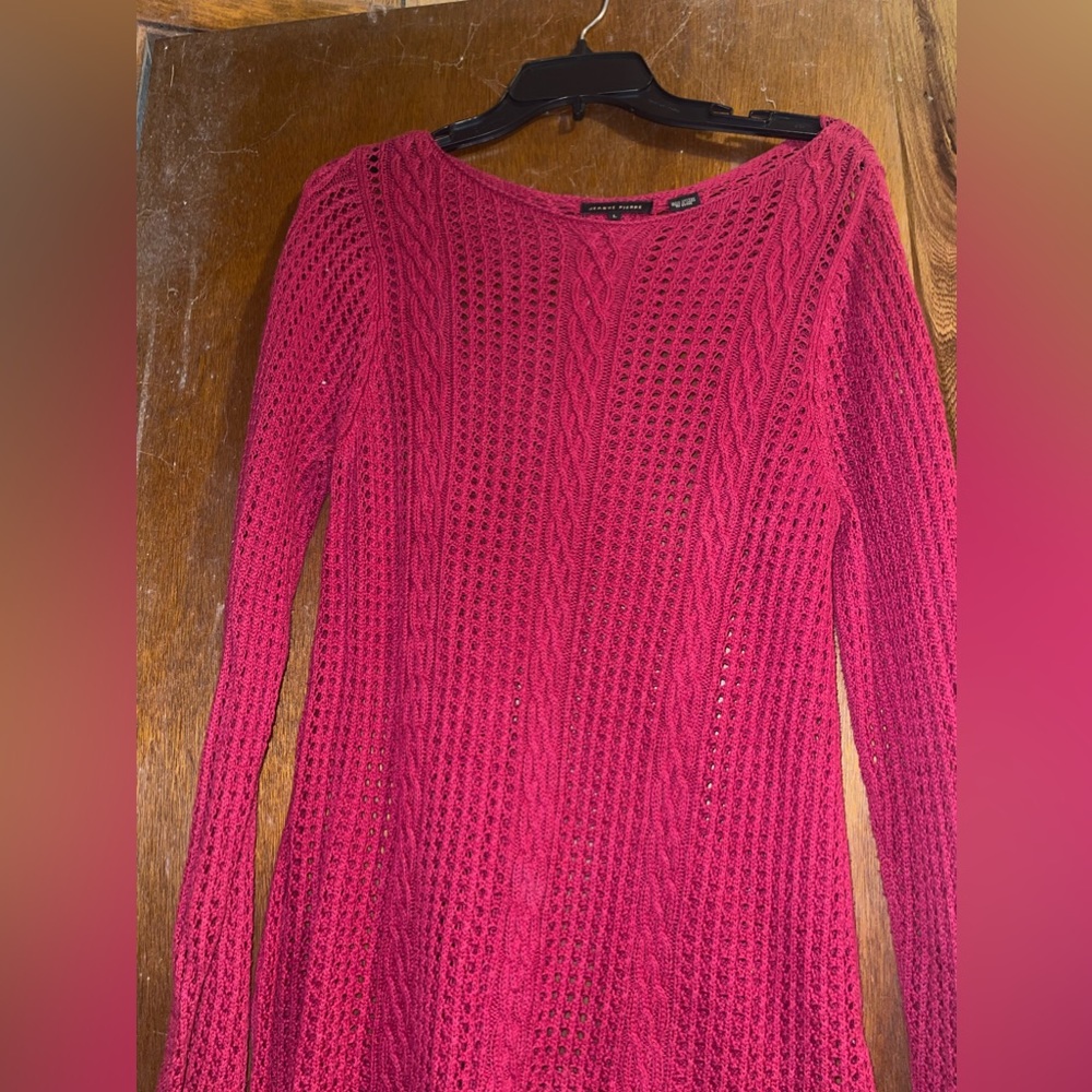 Large red sweater